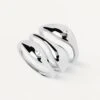 Sugar Silver Ring Set