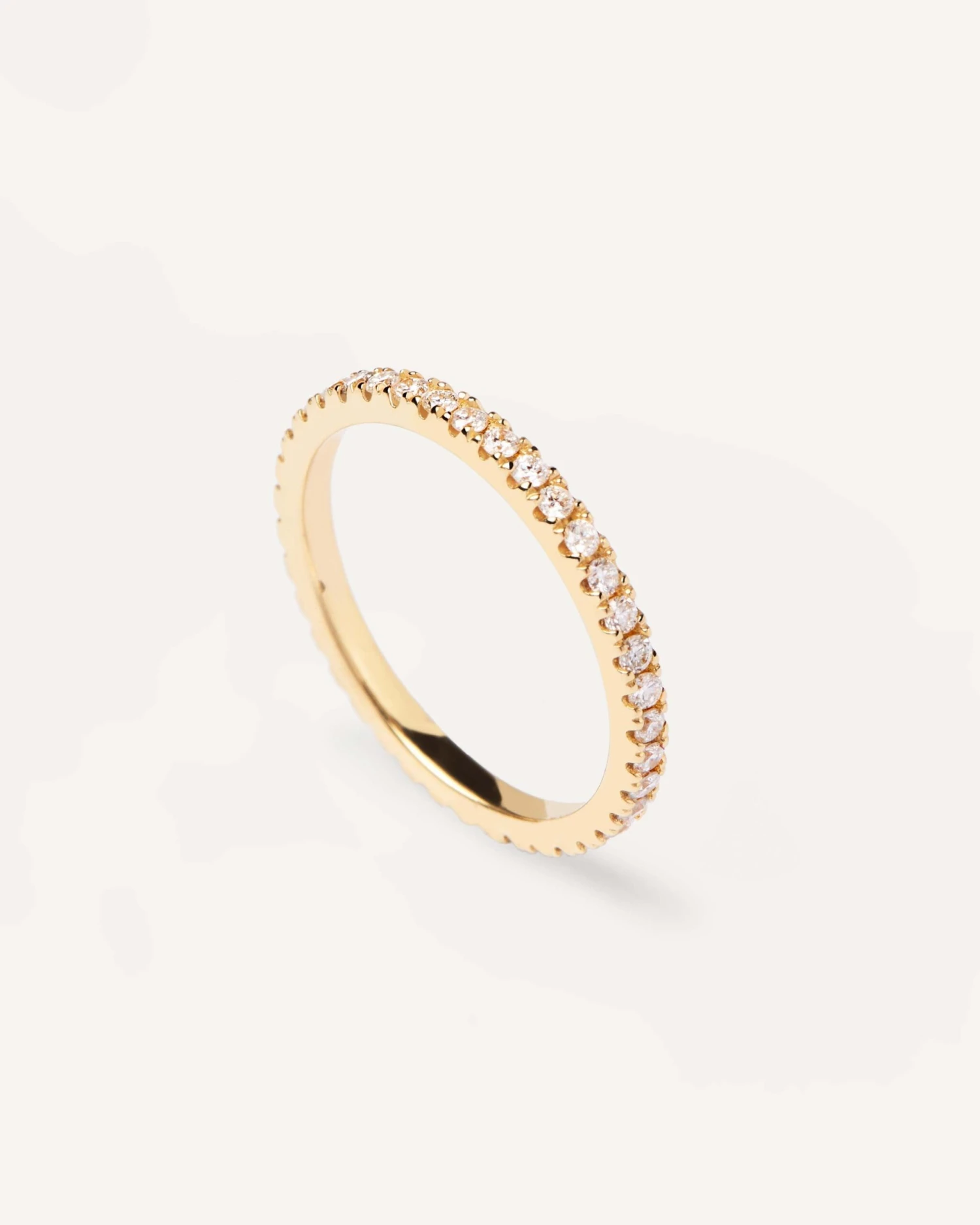 Diamonds And Gold Eternity Medium Ring 1 Diamonds And Gold Eternity Medium Ring