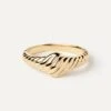 Gold Vicky Stamp Ring