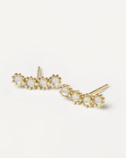 Blue Tide Climbing Earrings