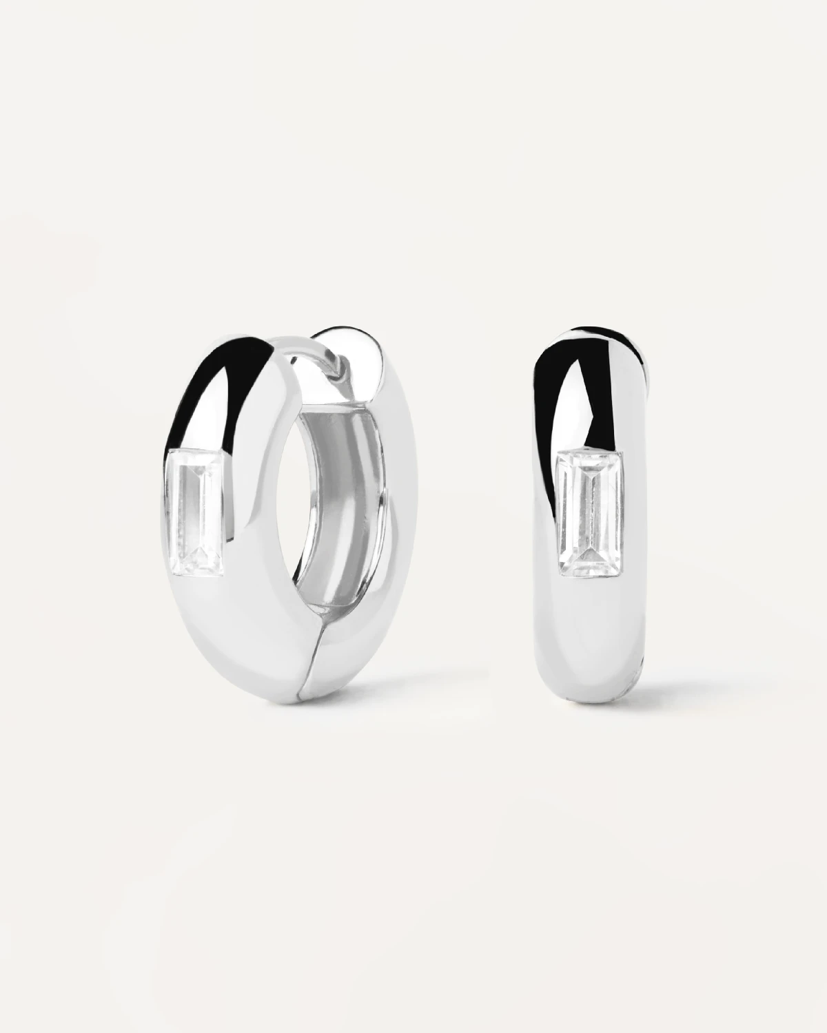 Kali Silver Hoop Earrings 8 Kali Silver Hoop Earrings - Image 8