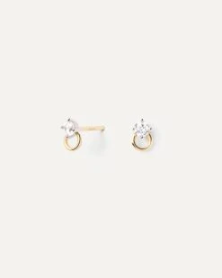Diamonds And Gold Ari Stud Earrings 11 Diamonds And Gold Ari Stud Earrings -Fashion Accessories 1 AR05 A53 U