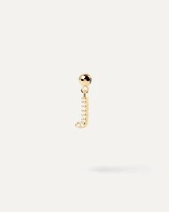 Letter J Charm -Fashion Accessories 1 CH01 059 U
