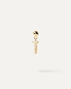 Letter T Charm 17 Letter T Charm -Fashion Accessories 1 CH01 069 U