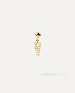 Letter V Charm -Fashion Accessories 1 CH01 071 U