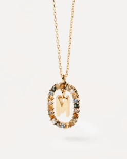Letter M Necklace 17 Letter M Necklace -Fashion Accessories 1 CO01 272 U alt1 95940fee 1448 447e 9610 b40bb5a11374