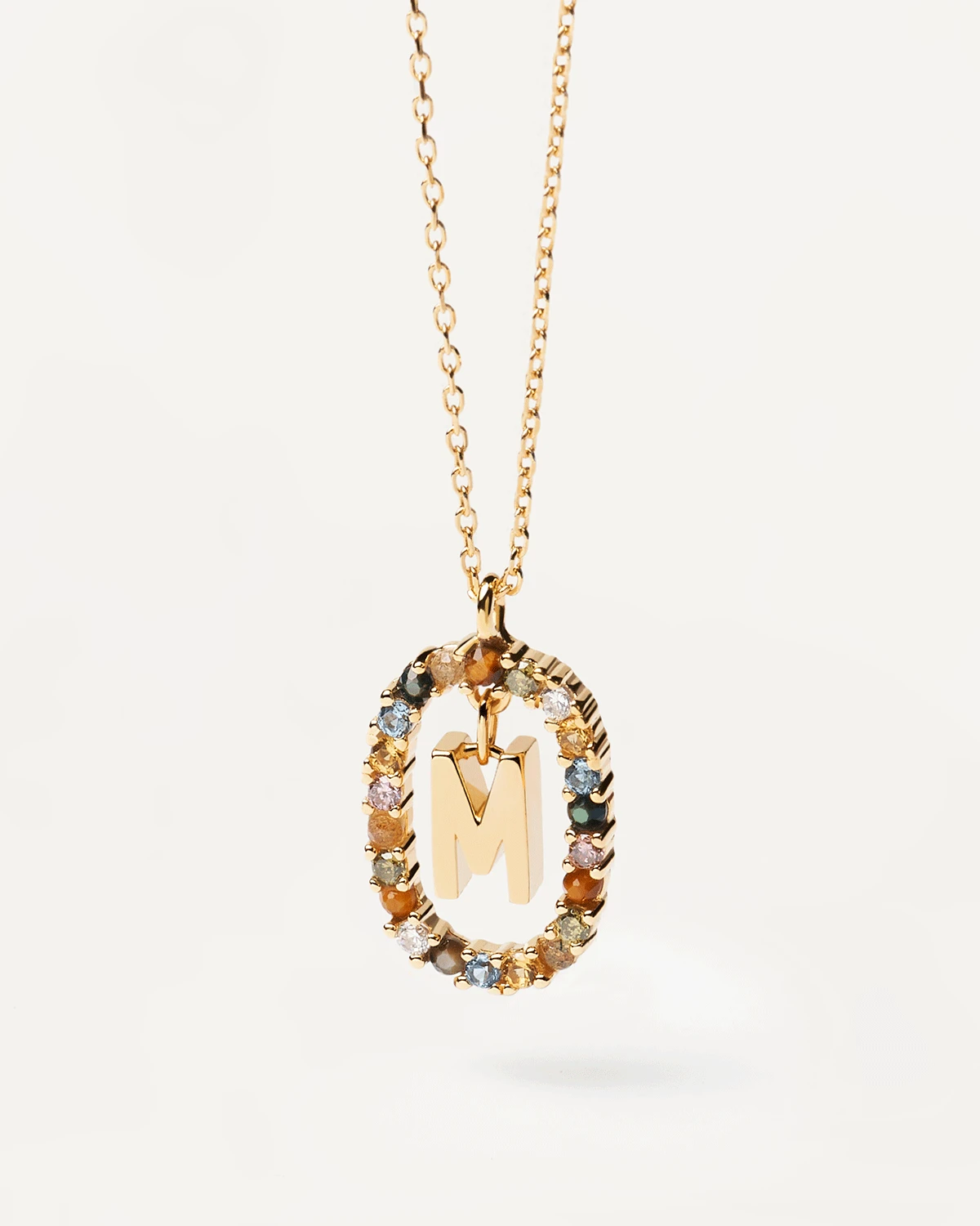 Letter M Necklace 9 Letter M Necklace - Image 9