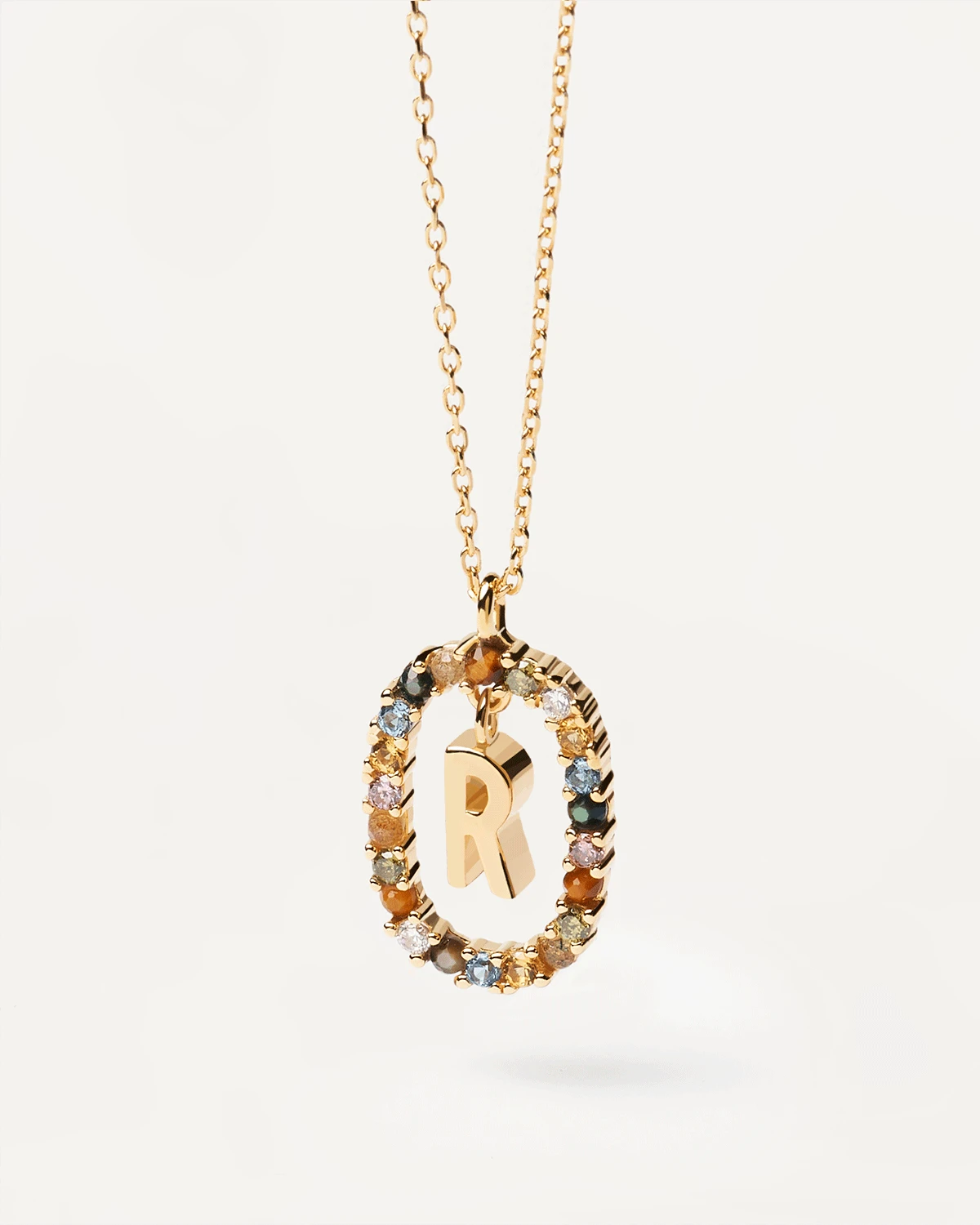 Letter R Necklace 8 Letter R Necklace - Image 8