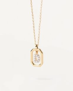 Mini Letter D Necklace