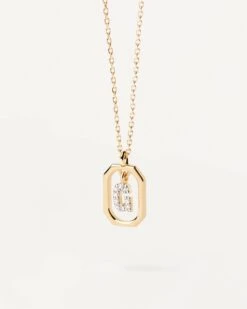 Mini Letter G Necklace