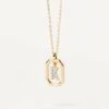 Mini Letter K Necklace