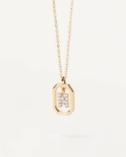 Mini Letter N Necklace -Fashion Accessories 1 CO01 525 U