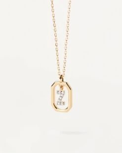 Mini Letter Z Necklace 11 Mini Letter Z Necklace -Fashion Accessories 1 CO01 537 U