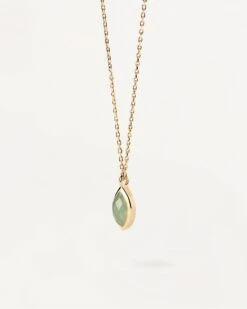 Green Aventurine Nomad Necklace -Fashion Accessories 1 CO01 678 U alt1
