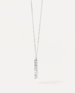 Essential Silver Necklace -Fashion Accessories 1 CO02 414 U alt3