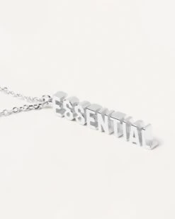 Essential Silver Necklace -Fashion Accessories 1 CO02 414 U alt4 scaled