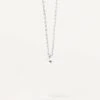 Joy Silver Solitary Necklace