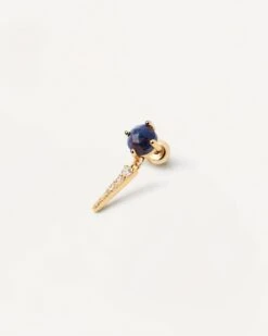 Yoki Sodalite Single Earring 13 Yoki Sodalite Single Earring -Fashion Accessories 1 PG01 718 U alt1