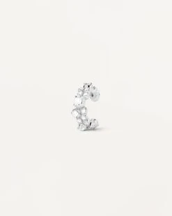 Bubble Silver Ear Cuff -Fashion Accessories 1 PG02 017 U