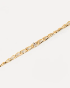 Letter A Chain Bracelet 15 Letter A Chain Bracelet -Fashion Accessories 1 PU01 538 alt2 7bdec7a3 f248 4c7c a626 ad0f3ae304b9