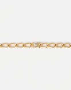 Letter F Chain Bracelet -Fashion Accessories 1 PU01 543 U