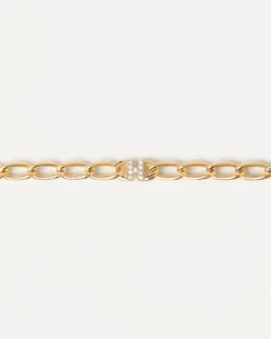 Letter H Chain Bracelet -Fashion Accessories 1 PU01 545 U