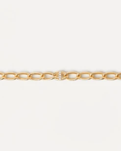 Letter I Chain Bracelet 13 Letter I Chain Bracelet -Fashion Accessories 1 PU01 546 U