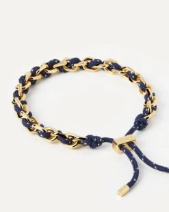 Midnight Rope And Chain Bracelet