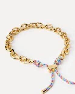 Prisma Essential Rope And Chain Bracelet