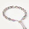 Prisma Rope And Chain Silver Bracelet