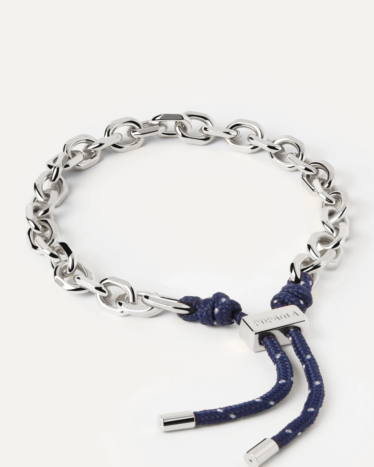 Midnight Essential Rope And Chain Silver Bracelet 1 Midnight Essential Rope And Chain Silver Bracelet