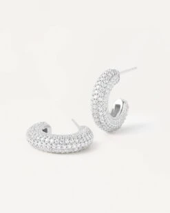 King Silver Earrings -Fashion Accessories 1.AR02 576 U alt2 2 scaled
