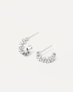 Little Crown Silver Earrings -Fashion Accessories 1.AR02 578 U alt1