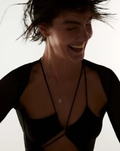 Diamonds And White Gold Letter S Necklace -Fashion Accessories 10 CO06 024 U scaled