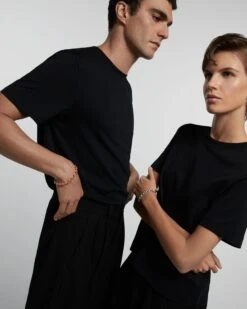 Sky Rope And Chain Silver Bracelet -Fashion Accessories 13 PU02 682 U beauty4 scaled