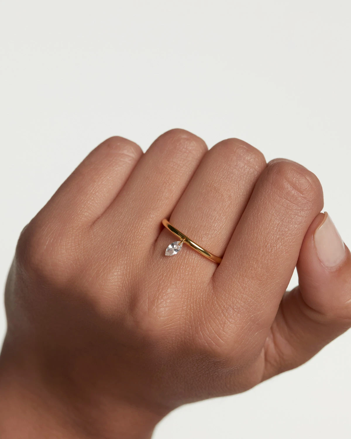 Rain Solitary Ring 6 Rain Solitary Ring - Image 6