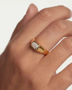 Octagon Shimmer Stamp Ring -Fashion Accessories 2 AN01 985 U beauty2 3a951019 e0aa 4894 b311 7a79abd10c4b