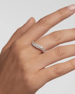 Diamonds And Gold Apollo Ring 14 Diamonds And Gold Apollo Ring -Fashion Accessories 2 AN05 A67 U beauty1