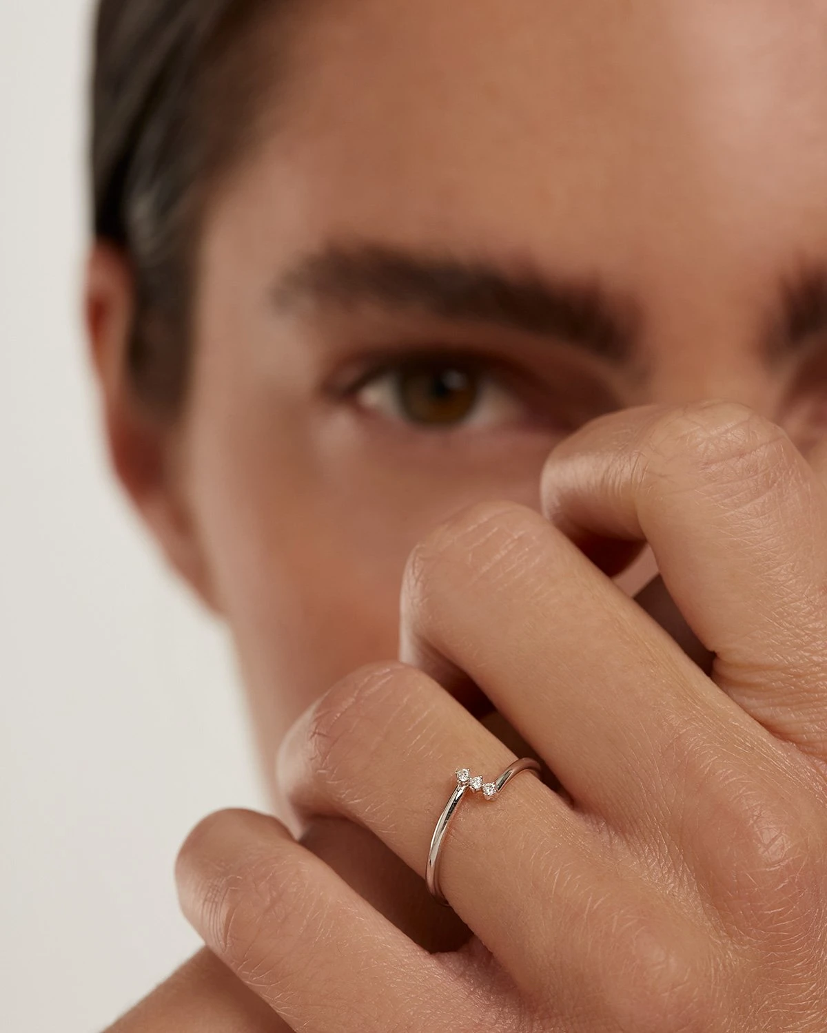 Diamonds And White Gold Balance Ring 7 Diamonds And White Gold Balance Ring - Image 7