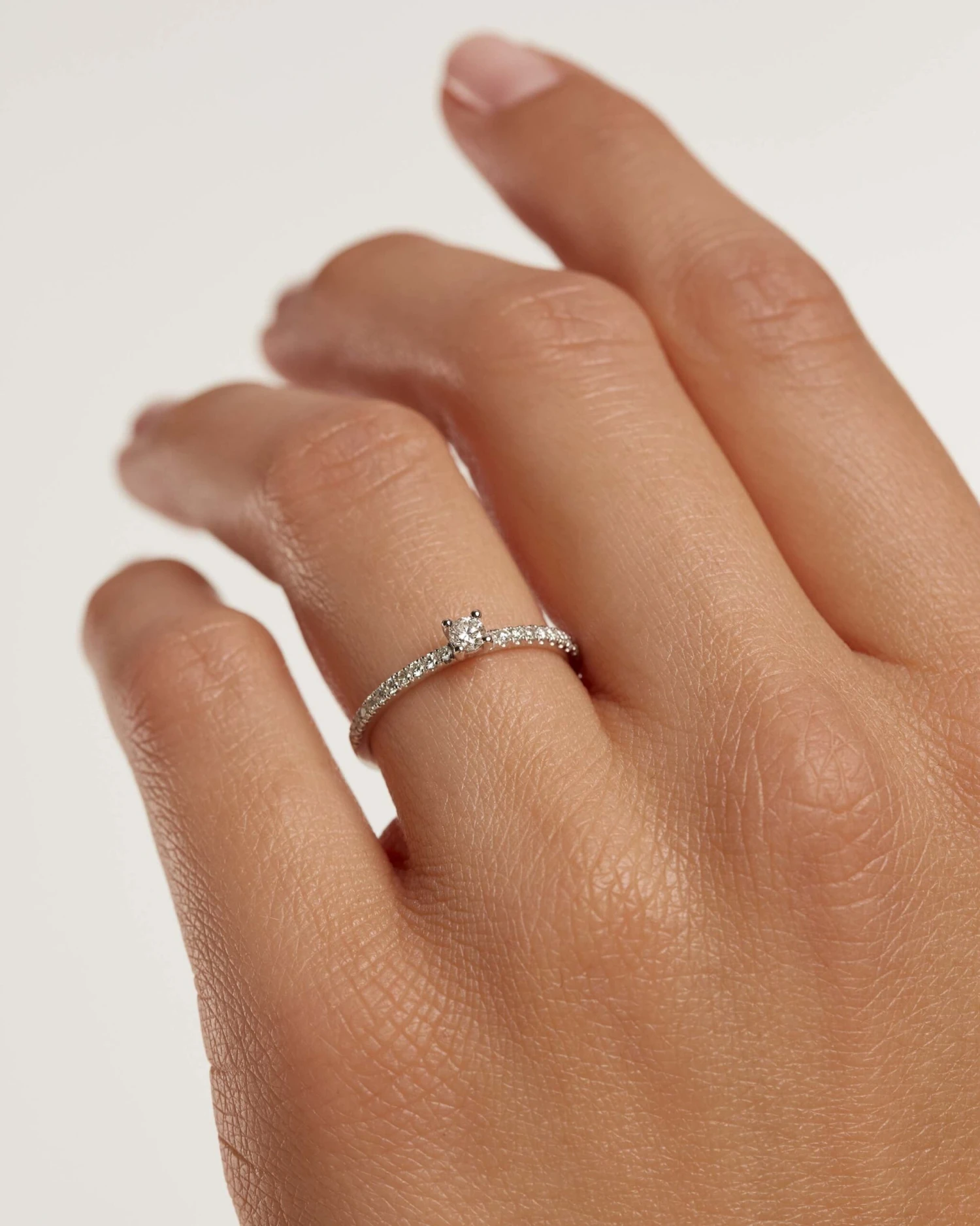 Diamonds And White Gold Solstice Ring 2 Diamonds And White Gold Solstice Ring - Image 2