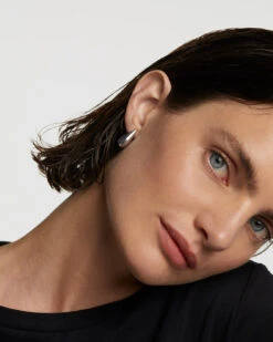 Large Sugar Silver Earrings -Fashion Accessories 2 AR02 881 U beauty1 f8132370 d78f 46bb a830 f8c90a4700cc