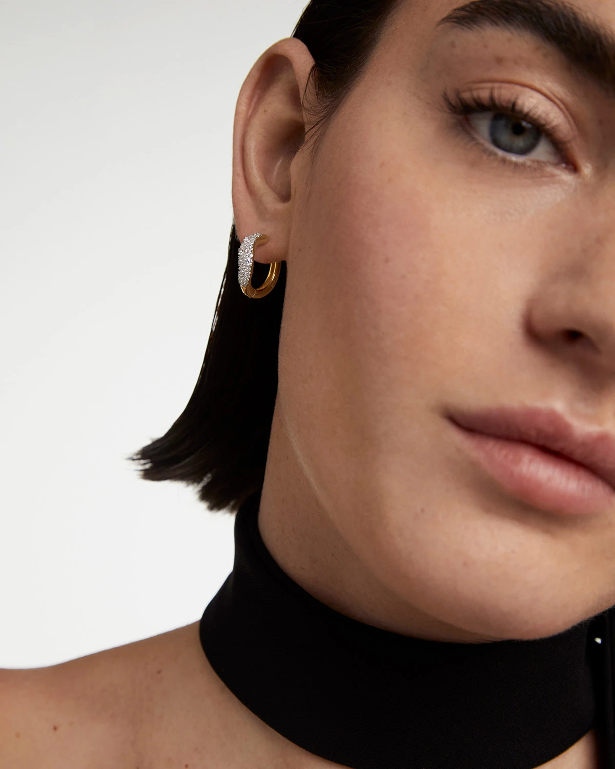 Diamonds And Gold Apollo Hoops 7 Diamonds And Gold Apollo Hoops - Image 7