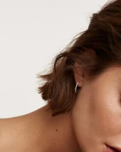 Diamonds And White Gold Eternity Medium Hoops -Fashion Accessories 2 AR06 016 U 7 221442f0 ea15 4898 b7ca c5de4cd10bd3