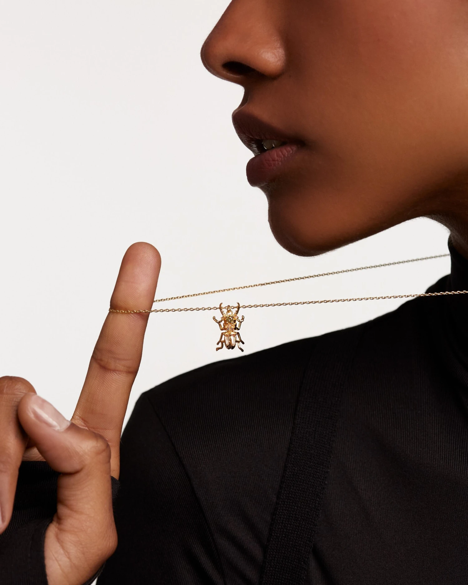 Courage Beetle Amulet Necklace 9 Courage Beetle Amulet Necklace - Image 9