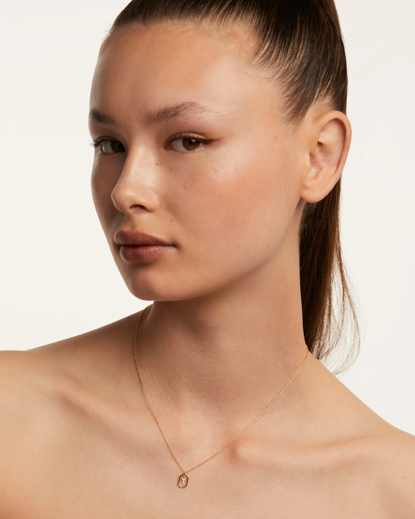 Mini Letter Y Necklace 5 Mini Letter Y Necklace - Image 5