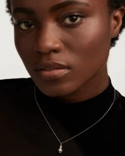 Robert Silver Necklace -Fashion Accessories 2 CO02 412 U beauty2