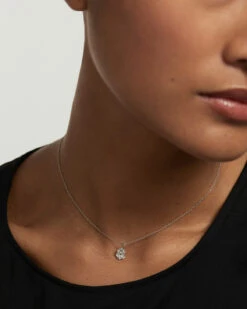 Vanilla Silver Necklace -Fashion Accessories 2 CO02 674 U beauty1