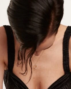 Diamonds And Gold Letter Q Necklace -Fashion Accessories 2 CO05 022 U 0