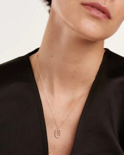 Diamonds And White Gold Letter D Necklace -Fashion Accessories 2 CO06 009 U 1 cad89220 fefa 4d8e 83e4 3bd4e6c4af84