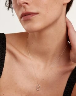 Diamonds And White Gold Letter Q Necklace -Fashion Accessories 2 CO06 022 U ddab88e1 4d62 4d74 a12d 4cd277cd2c67